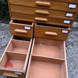 Meuble de métier à plans et dessins