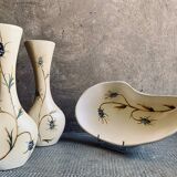 Vases and ceramic bowls, 1960-70