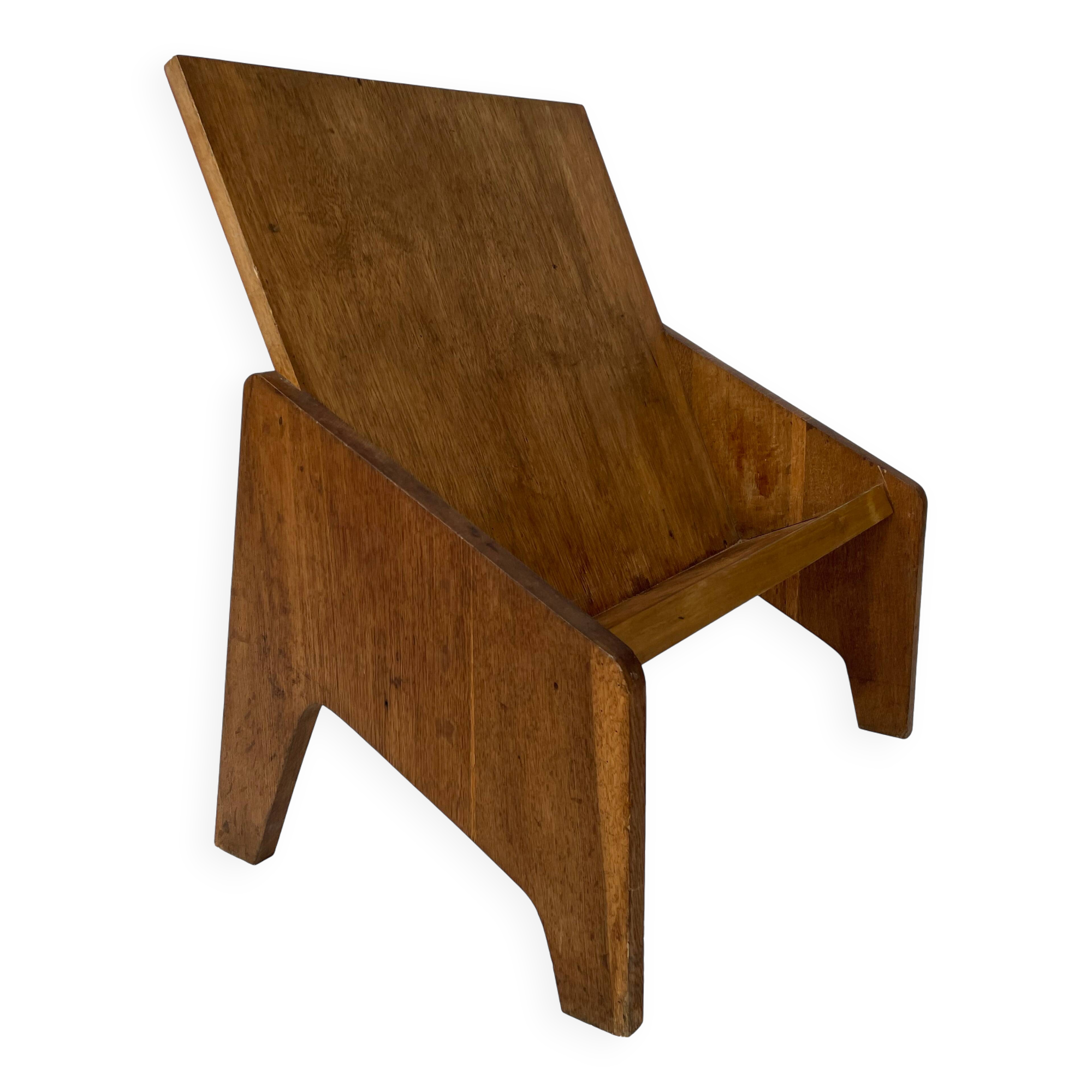 Vintage Bin Standing Magazine Rack Record Holder