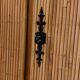 Vintage 3-door bamboo and rattan sideboard 50