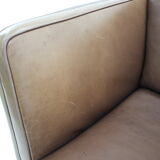 1960s Georg Thams Leather 3-Seather Sofa