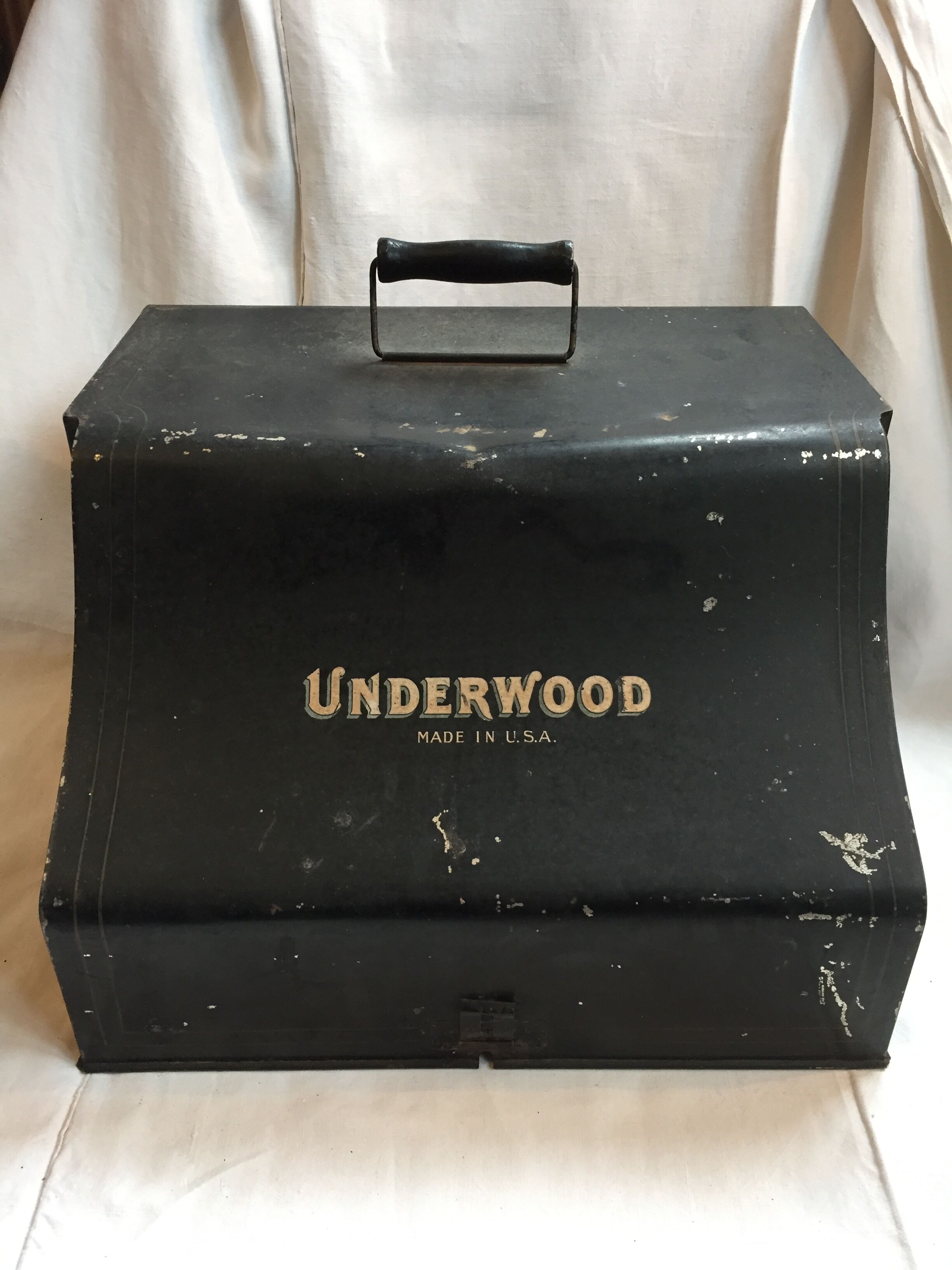 Machine typed Underwood 1910s