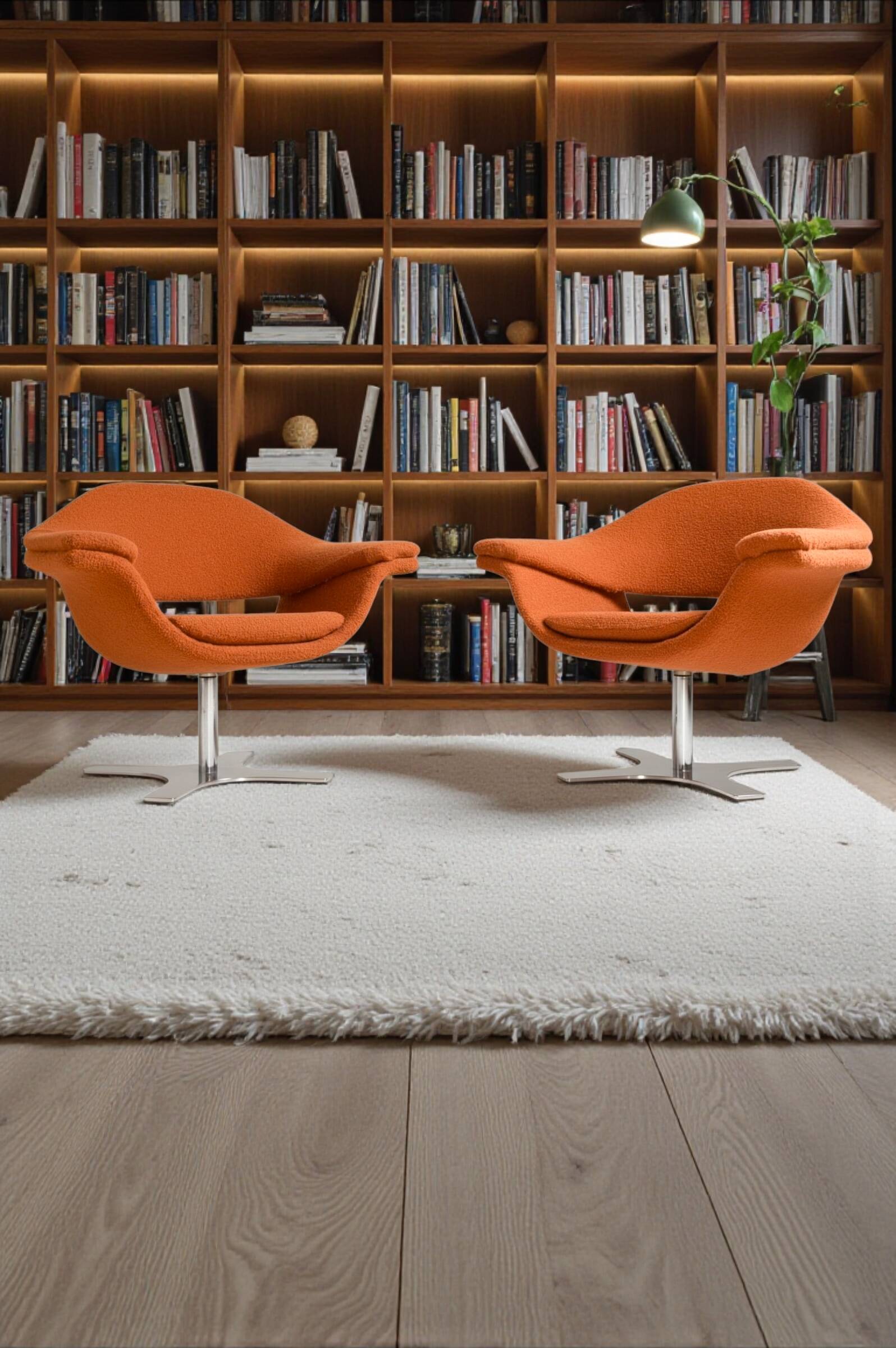 Pair of Hi-Cove swivel armchairs - Ferruccio Laviani for Molteni & Cie