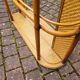 Rattan shelf with mirror