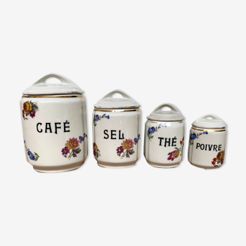 Set de 4 pots à épices