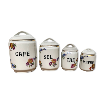 Set de 4 pots à épices