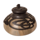 Inkwell old ceramic tin