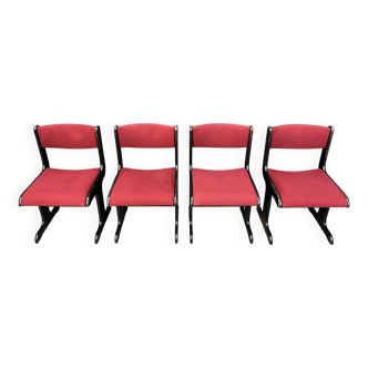 Set of 4 danish dining chairs by Farstrup Mobler, 1970s