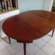 Danish table Frem Røjle Hans Olsen extendable round Scandinavian