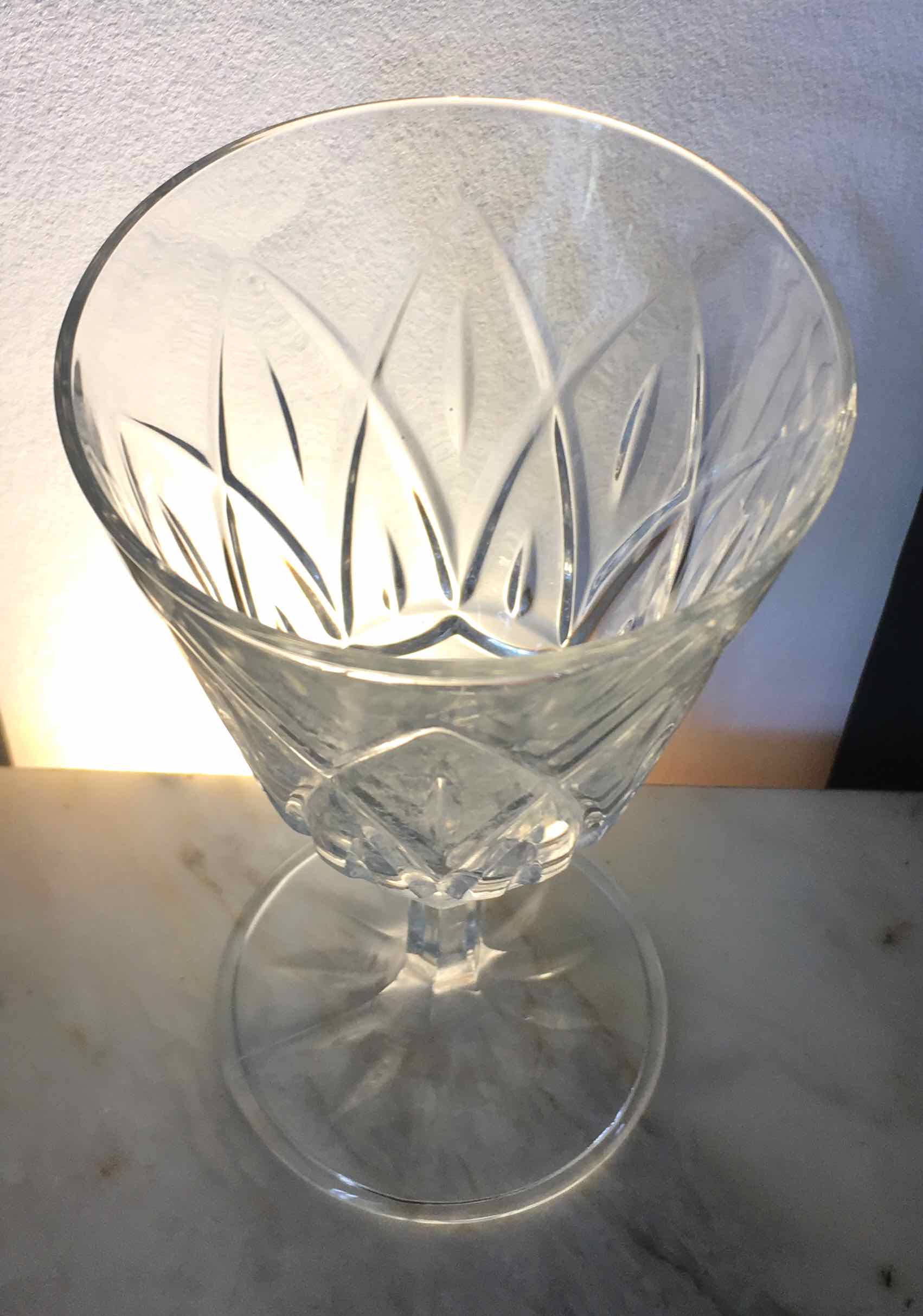 Set of 11 vintage wine glasses