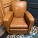 Fauteuil club en skaï