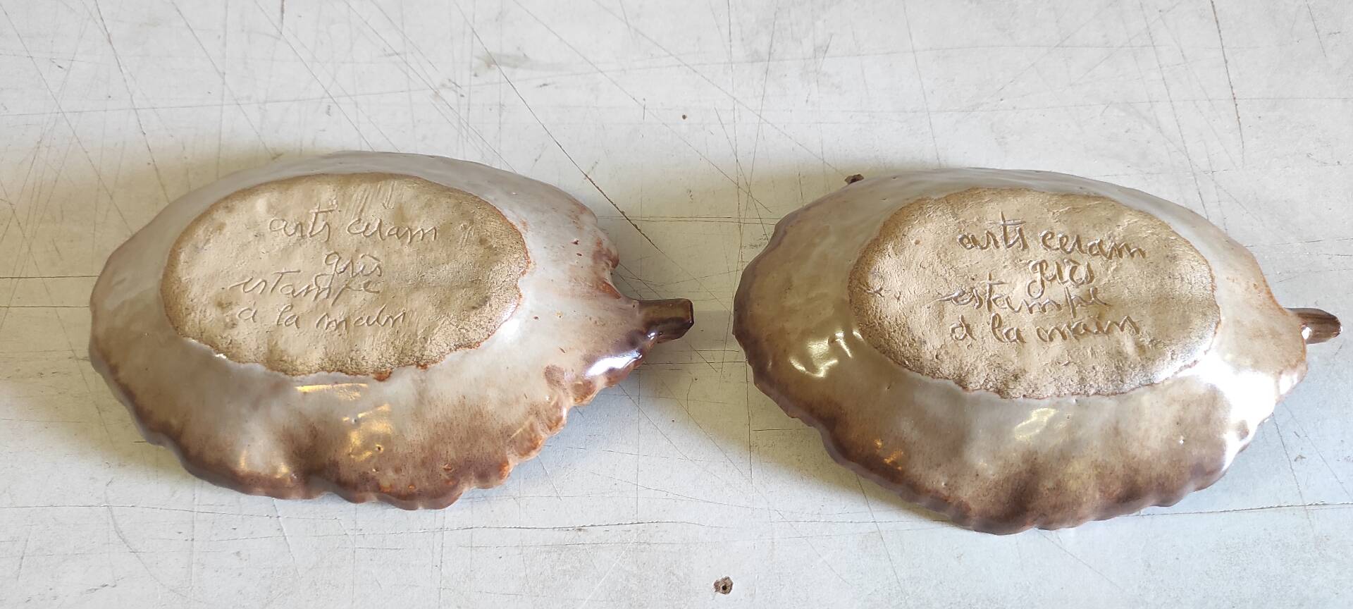 Stoneware bowls from Puisaye by Michel and Denise Pointu - 1950s/60s