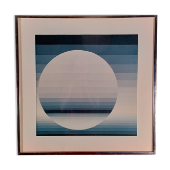 Gérard casali optical art (1970; numbered 3023)
