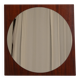 Rosewood Veneer Geometric Mirror