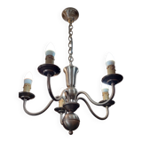 Old pewter chandelier