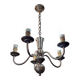 Old pewter chandelier