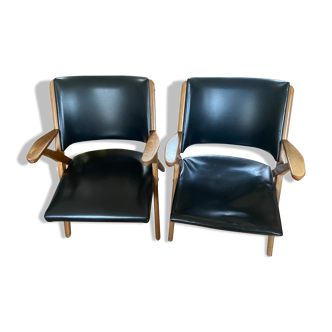 Pair of armchairs by Dal Vera