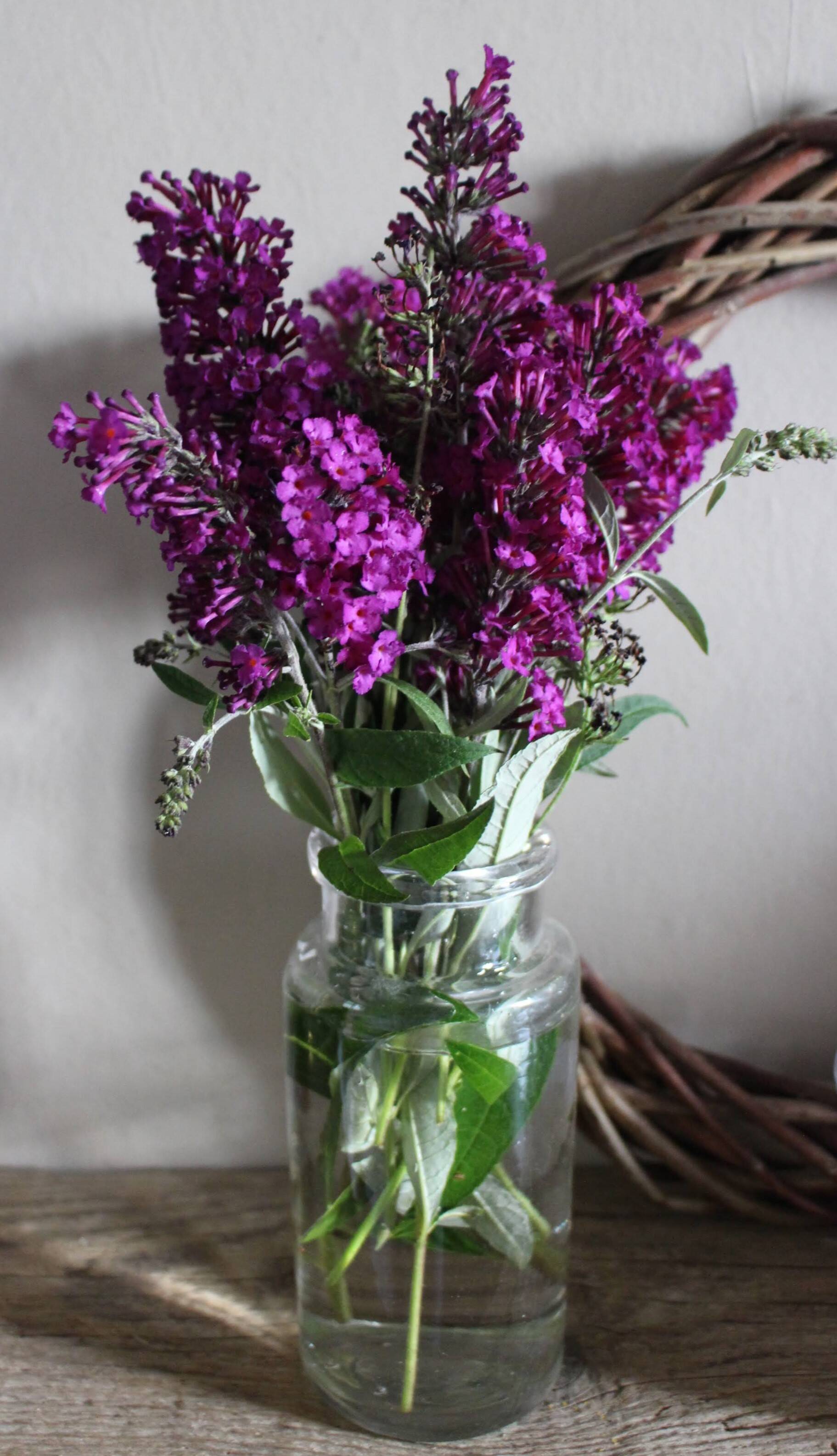Vase Flacon en verre transparent Déco Détournement