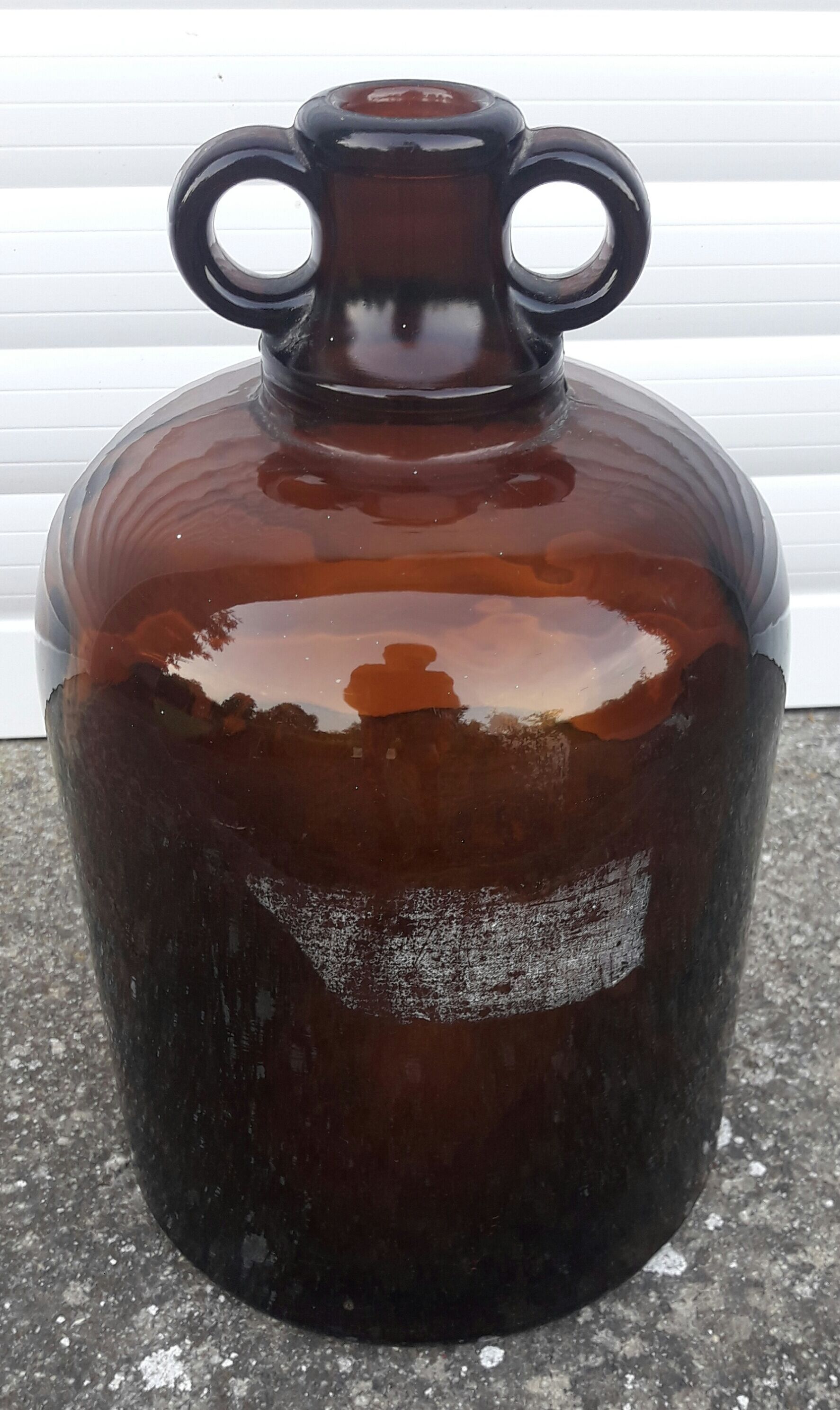 old brown glass bottle SRD