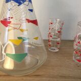 Small carafe geometric patterns, 60s