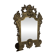 ANTIQUE PSYCHE TABLE MIRROR BRONZE BEVELLED MERCURY MIRROR 19TH CENTURY