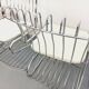 Set of 4 vintage Italian chairs by Gastone Rinaldi in chrome metal.