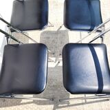 Set 4 folding chairs Souvignet