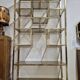 Vintage 1970s golden designer shelf