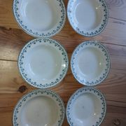 Assiettes Creuses “Georgette” Terre de Fer (6 pièces)