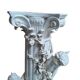 Elegante Colonna con Angeli in Ceramica – Stile Neo-Barocco (Anni '80)
