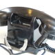 Ancient black bakelite  telephone
