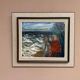Original Swedish Oil on Canvas – “Figures” by Einar Emland – Vintage