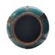Vase en céramique émaillée turquoise du Moyen-Orient, début du XXe siècle