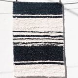 Handwoven recycled cotton rug - 40 x 60 cm