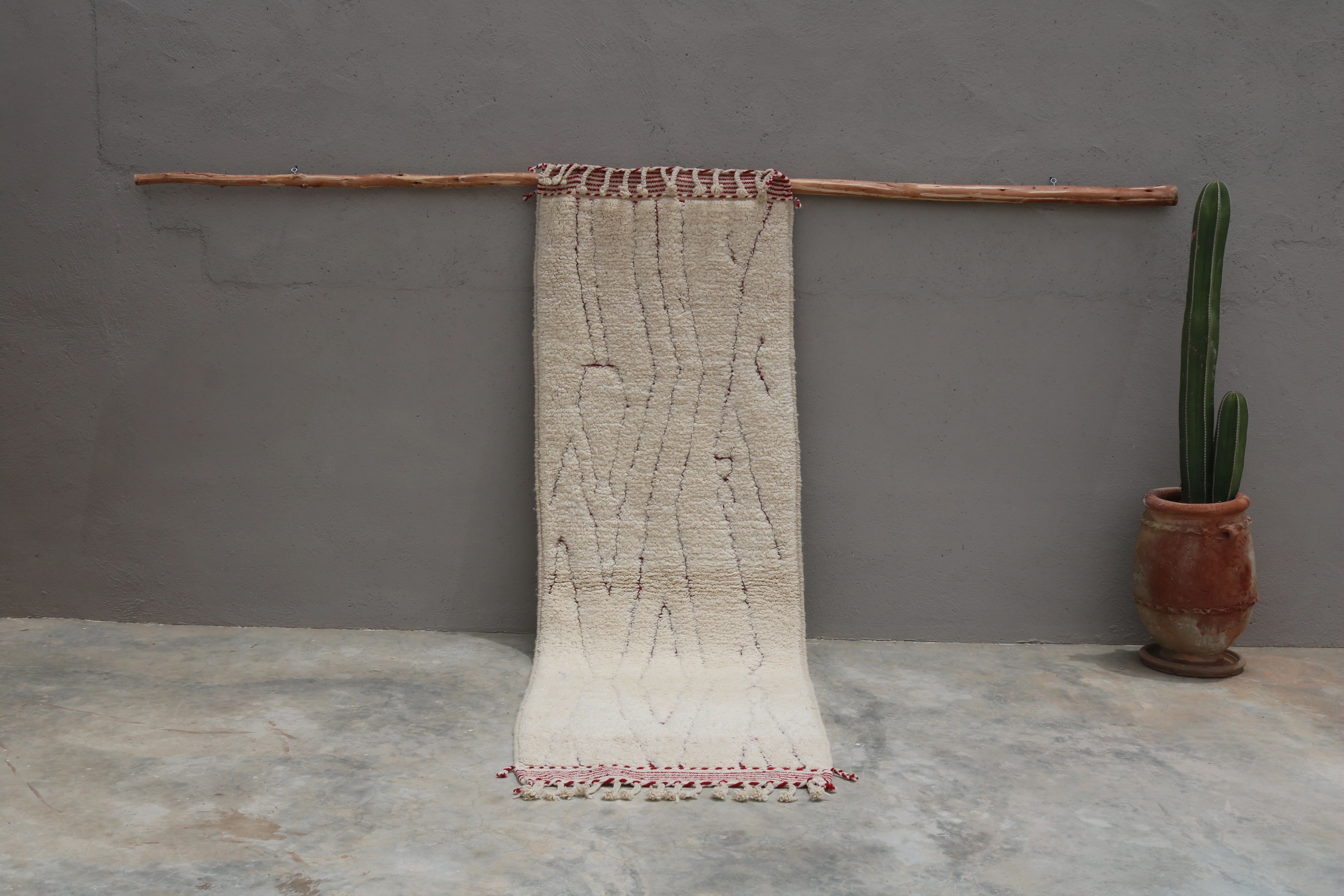 Tapis Beni Ouarain, 300 x 95 cm - R313