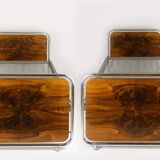 Lits en acier tubulaire Bauhaus, années 1940, lot de 2