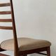 Lot de 2 chaises en bois filaire dans le gout de Gio PONTI , Italie 1970
