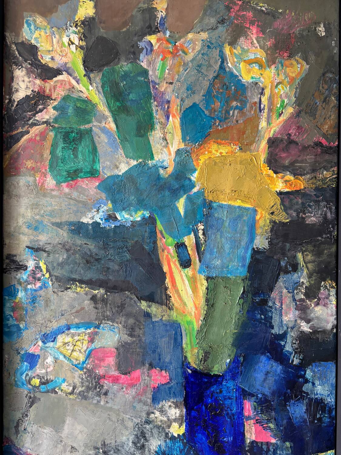 Abstract still life signed