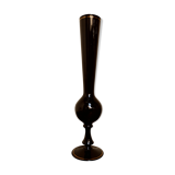 Black opaline soliflore vase
