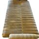 Canapé 2 places, daybed vintage couleur champagne