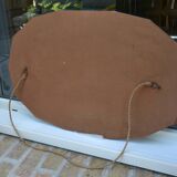 Art Deco beveled chiseled mirror