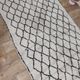 Handmade wool Berber rug 220 X 130 CM