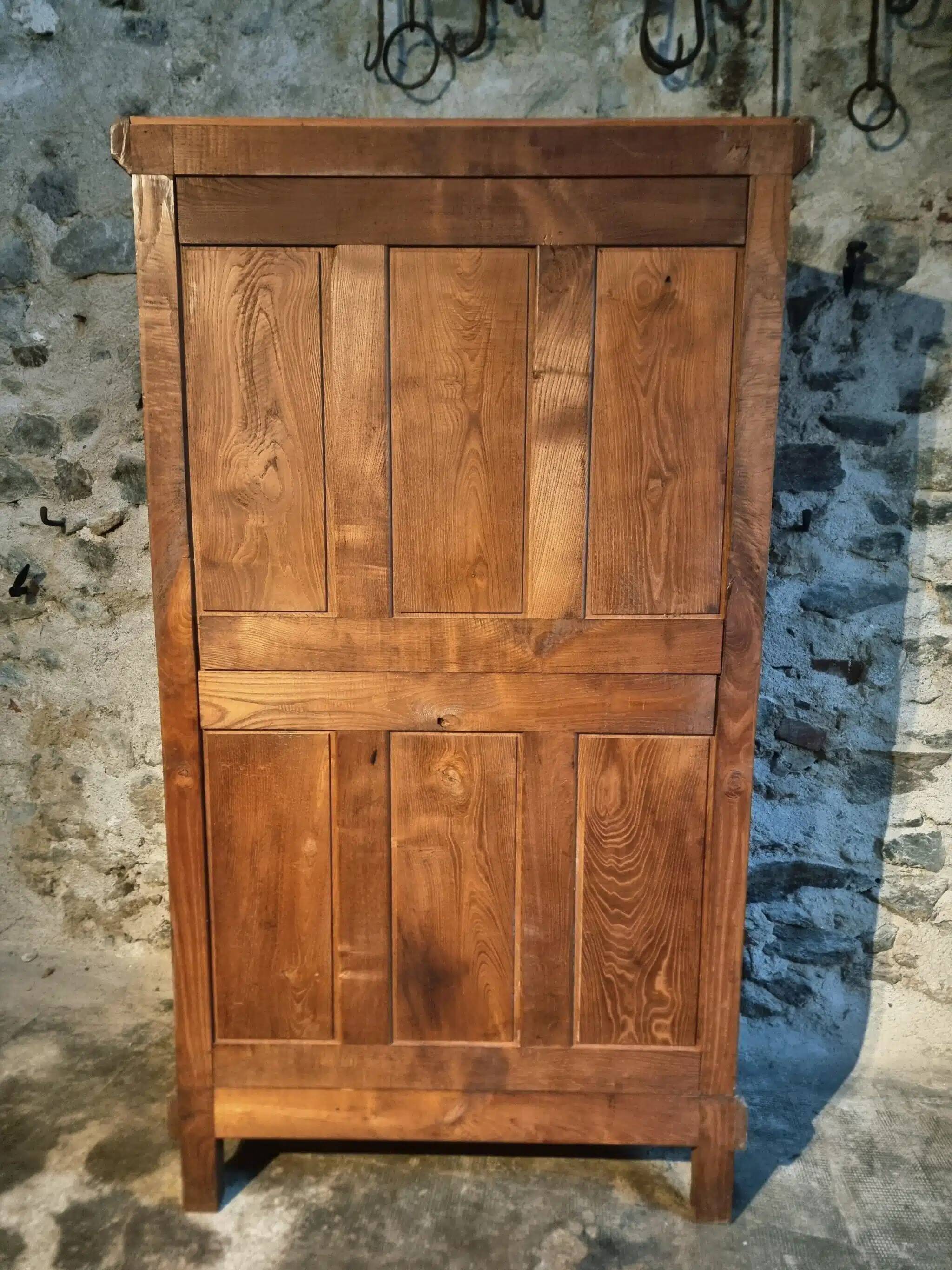 French antique oak wardrobe from the 1930s.