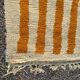 Large traditional handmade Berber rug custom size 3/4 m