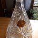 Carafe a liqueur cristal de baviere