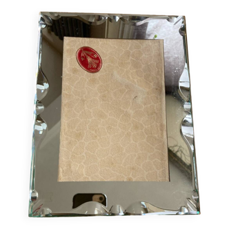 Beveled mirror frame