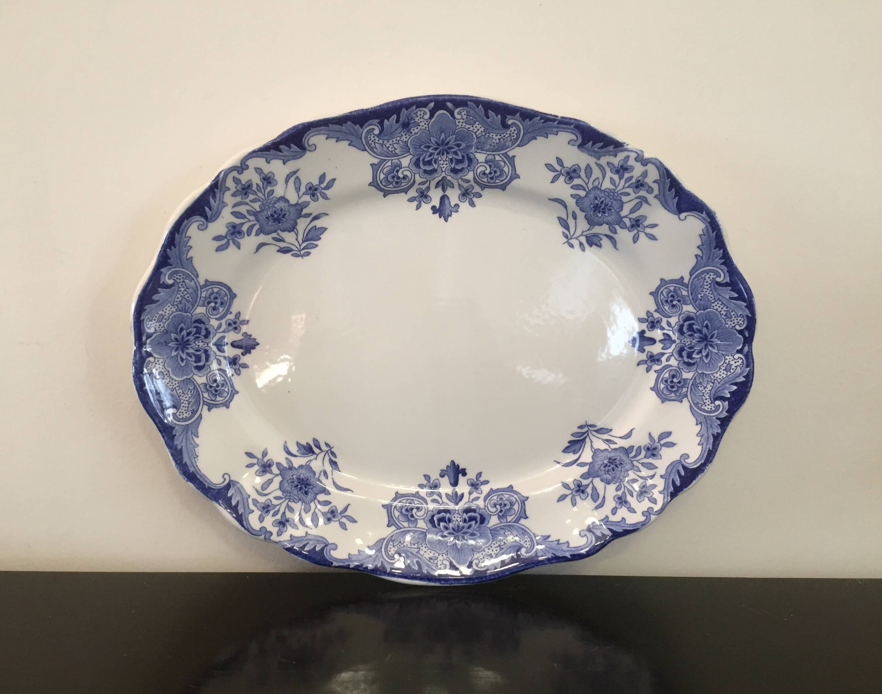 Soupière + plat faïence boch frères Keramis " Dordrecht B.F.K "