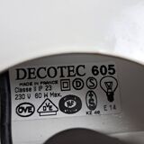 Pair of space age 80s Decotec wall lights