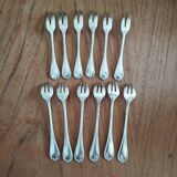 Christofle silver-plated fish cutlery