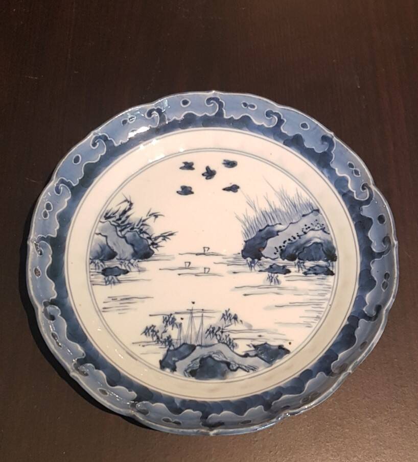 Japanese porcelain plate